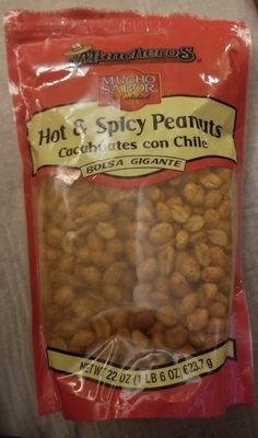 Muncheros, hot & spicy peanuts - 0052679627279