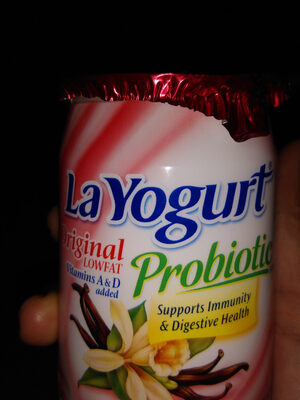 La yogurt, original lowfat yogurt, vanilla - 0053600000536