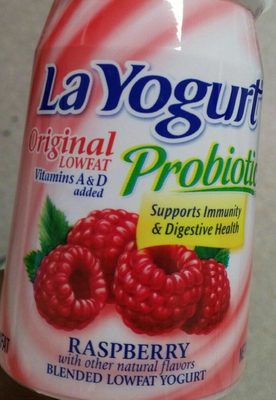La yogurt, original blended lowfat yogurt, raspberry - 0053600000611