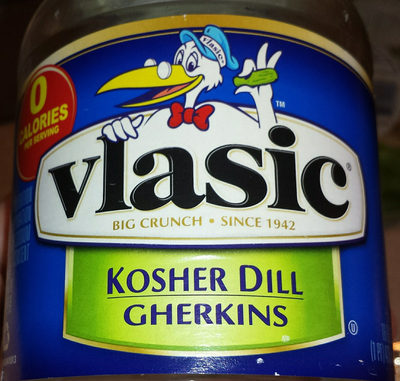 Vlasic, kosher dill gherkins - 0054100004109