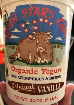 Organic yogurt original vanilla - 0054319000022