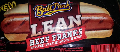 Ball park, lean beef franks - 0054500101149