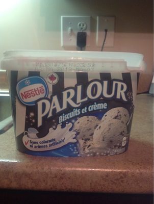 Crème glacée Parlour, biscuit et crème - 0055000892995