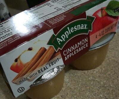 Applesnax, applesauce with cinnamon - 0055369900874