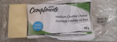 Medium Cheddar Cheese - 0055742532708