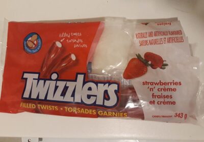 Twizzlers fraises et crème - 0056600809062