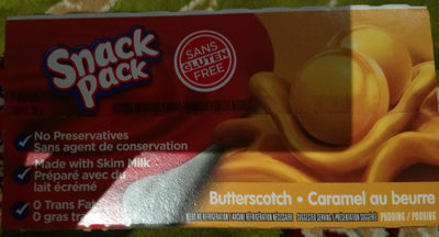 Snack Pack Butterscotch Puding - 0058807413288