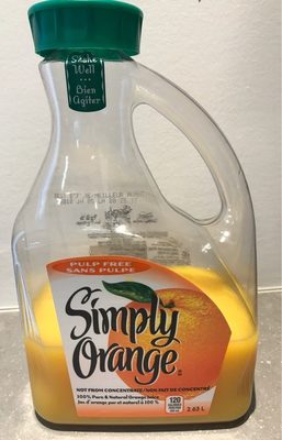 Jus D'orange 100% Sans Pulpe - 0059600070029