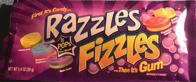 Razzles fizzles gum - 0059642908199