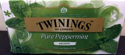 Twinings Infusions Pure Peppermint 25 Teebeutel - 0070177118525