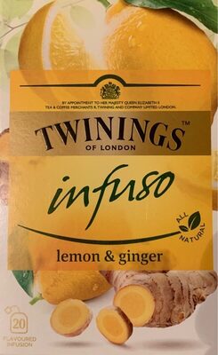 Twinings 20X1,5G Infuso Lemon & Ginger Tee - 0070177177669