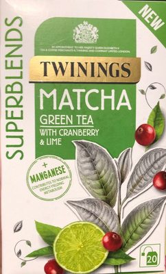 Matcha green tea with cranberry and lime - 0070177178550