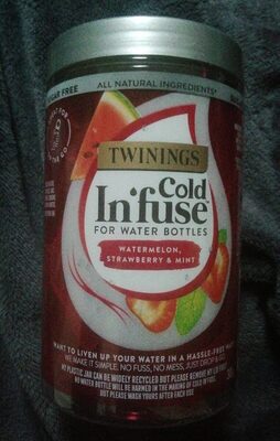 Cold Infuse Tea. Watermelon, Strawberry & Mint. - 0070177225476