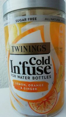 Cold infuse for water bottles (lemon, orange, ginger) - 0070177225506
