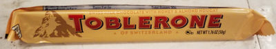 Toblerone chocolate bar milk chocolate 1x1.76 oz - 0070221008956