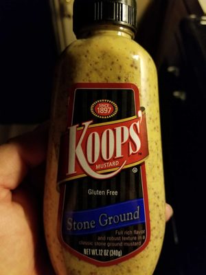Koops' mustard, stone ground mustard - 0070281001232