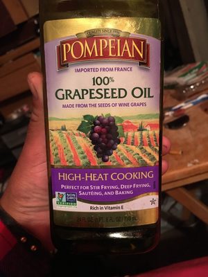 Pompeian 100% Grapeseed Oil - Case Of 6 - 24 Fz - 0070404000135