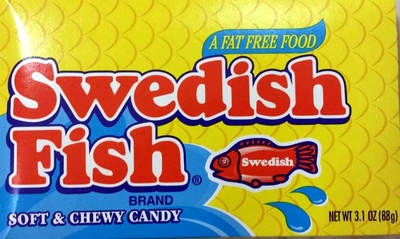 Swedish fish soft candy berry fat free12x3.1 oz - 0070462431230