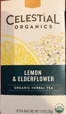 Lemon & Elderflower- Organic Herbal Tea - 0070734533600