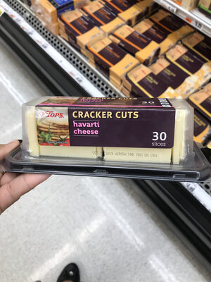 Tops, cracker cuts havarti cheese - 0070784017020