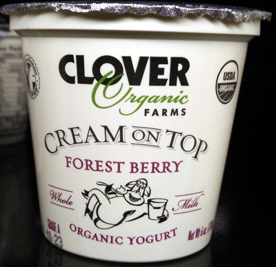 Cream on Top Forest Berry Organic Yogurt  - 0070852991450
