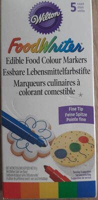 Marqueurs culinaires à colorant comestible - 0070896506306