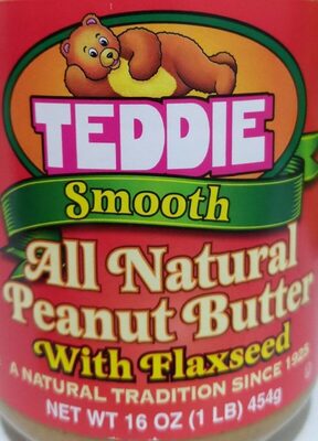 Smooth all natural peanut butter with flaxseed - 0071018010794