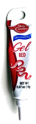 Red decorating gel - 0071169740038