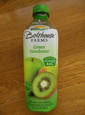 100% fruit juice smoothie, green goodness - 0071464240608