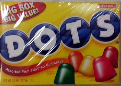 Tootsie, dots, gumdrops, assorted fruit - 0071720850008