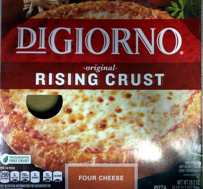 Digiorno, rising crust pizza, four cheese - 0071921003388