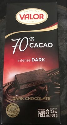 Valor chocolates, dark chocolate - 0072247434351