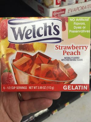 Gelatin strawberry peach - 0072392015153