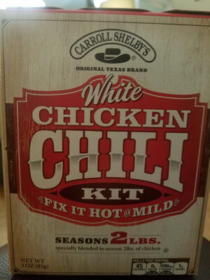White chicken chili kit - 0072396100190