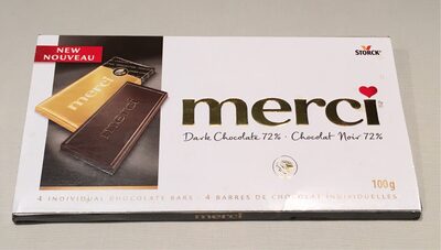 Chocolats noir 72% Merci - 0072799794002