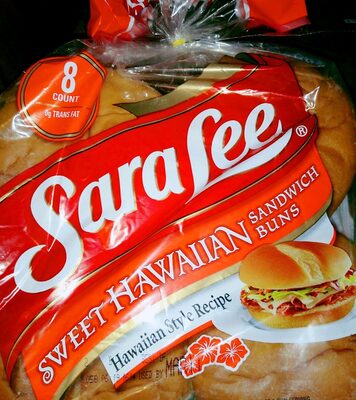 Sweet hawaiian style sandwich buns - 0072945612259