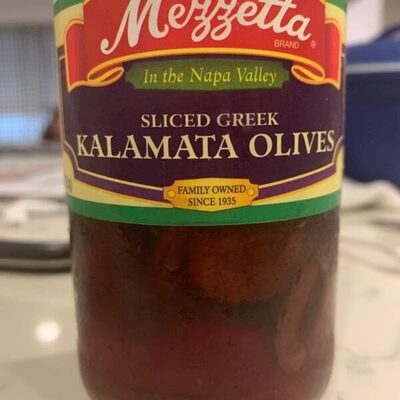Sliced greek kalamata olives - 0073214005376
