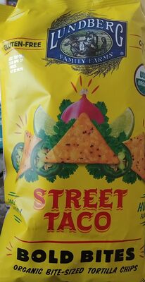 Organic street taco bold bite-sized tortilla chips, street taco - 0073416557307