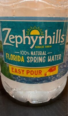 Zephyrhills Water Natural Spring - 0073430334144