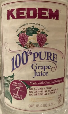 100% Pure Grape Juice - 0073490129124