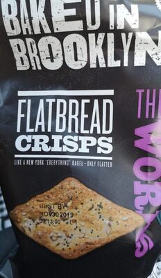 Baked in brooklyn, flatbread crisps - 0074203997061