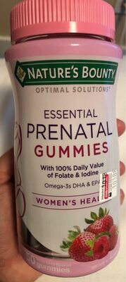 Essential prenatal gummies - 0074312779114