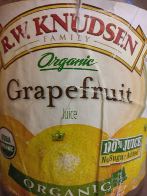 Organic grapefruit juice - 0074682107616