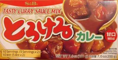 S&b, tasty curry sauce mix, mild - 0074880057379