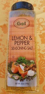 Gel, seasoning salt, lemon & pepper - 0076114800690