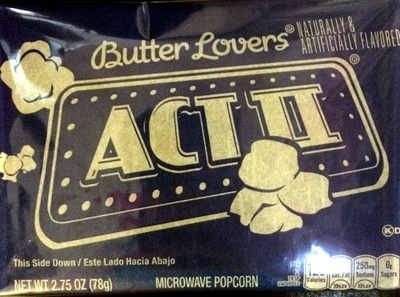 ACT II Butter Lovers, 2.75 OZ - 0076150232486