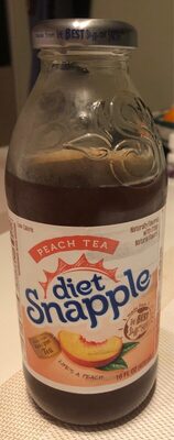 Diet snapple peach tea - 0076183163573