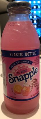 Snapple All Natural Pink Lemonade Juice Drink - 0076183163696