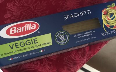 Spaghetti, enriched pasta with veggies - 0076808004120