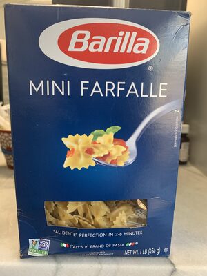 Mini farfalle enriched macaroni product - 0076808535570